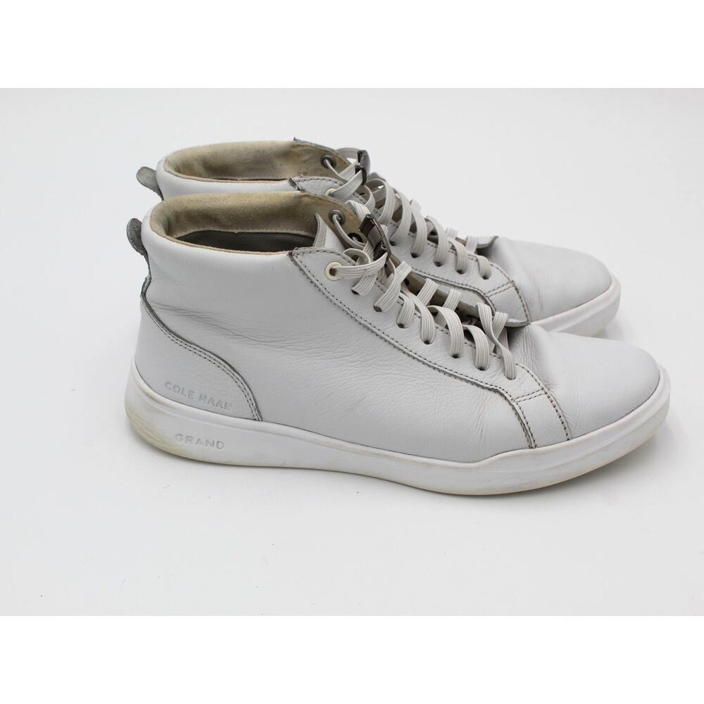Cole Haan Grandpro Crosscourt Sneakers Mens 8 White Leather Casual Summer Shoe